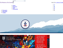 Tablet Screenshot of cascadespresbytery.org
